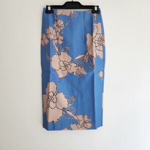NWT Love Bonito - Simoni Pencil Midi Skirt in Spirited Blooms